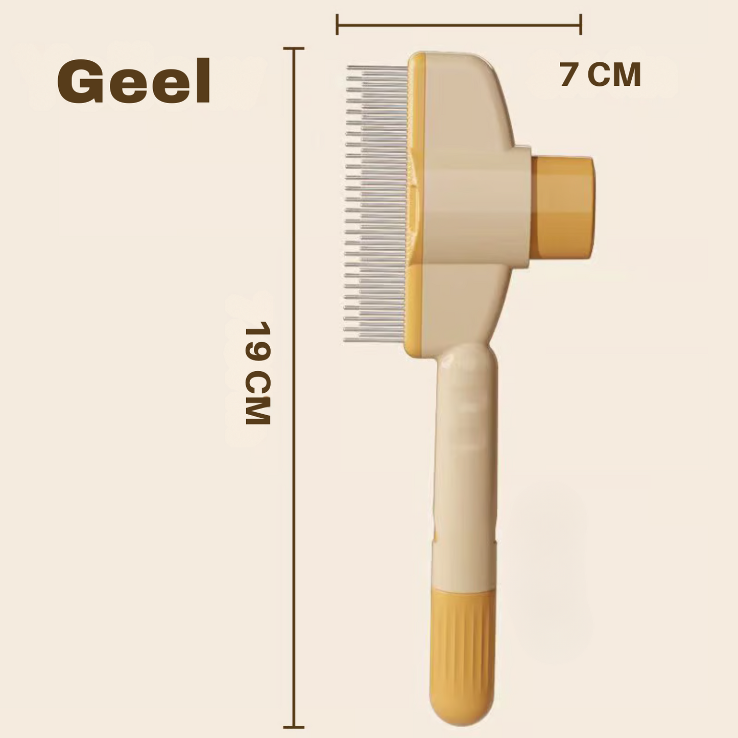 Groomly™ kam - Verwijdert moeiteloos losse haren en klitten voor een gezonde vacht