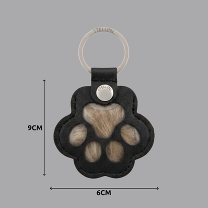 FurKeep hanger op neutrale achtergrond — Zwart en Cognac