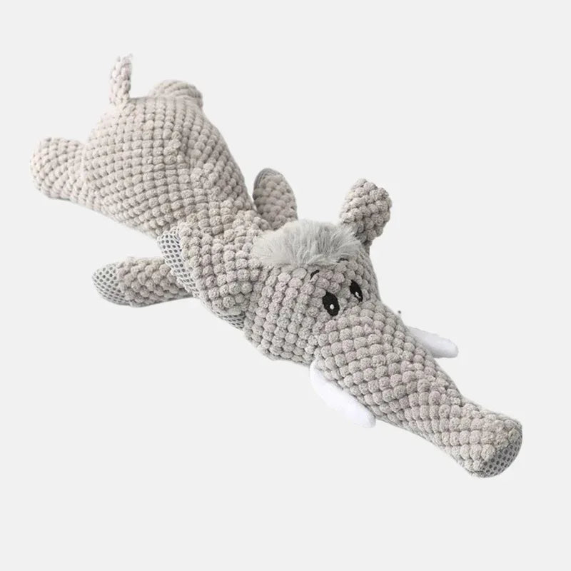 PlushHunt pluchen hondenspeelgoed leeuw — zacht speelgoed met pieper voor honden