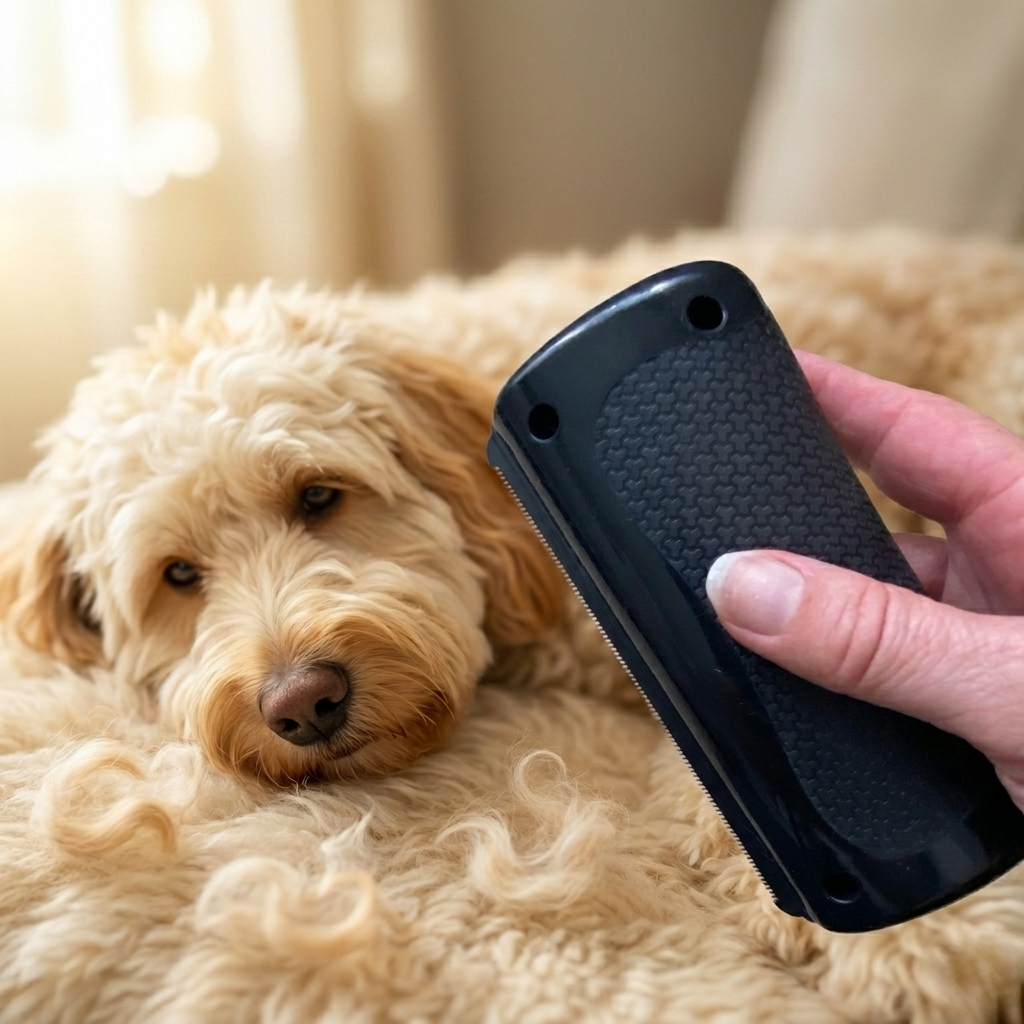 GlowBrush - ontspannen borstelen, glanzende vacht.