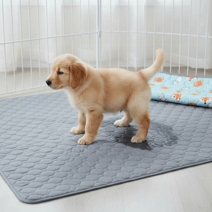 Wasbare plasmat hond — herbruikbare zindelijkheidsmat
