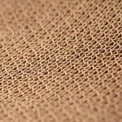 Kattenbed van hout met vervangbaar krabkarton — schommelende krab- en rustplek
