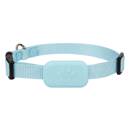 PetTrack GPS-tracker — compact formaat 39x28x15mm op witte achtergrond