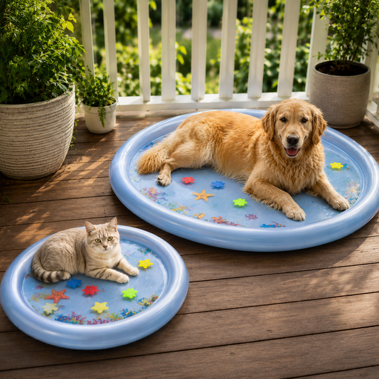 AquaPlay watermat – Verkoelende speelmat voor hond & kat