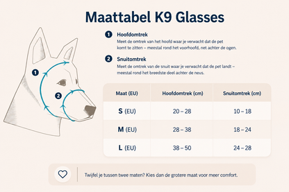 K9 Glasses hondenbril — all-weather sport- en zonnebril