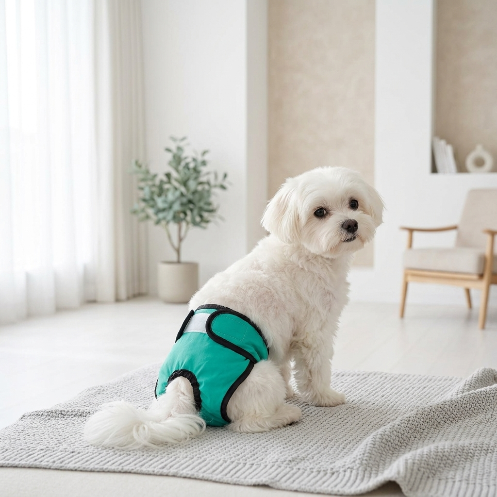 Wasbare herbruikbare luier voor hond en kat (2 stuks) — droog en schoon