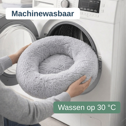Maattabel kalmerende hondenmand: meet de omtrek van je hond, kies bij twijfel een maat groter (S 40 cm-3XL 100 cm)