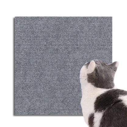 ScratchShield krabmat detail ribbelstructuur — trekt katten aan van de bank