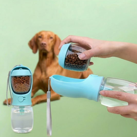 HydraBuddy 2 in 1 drinkfles - fris water en voer voor onderweg.