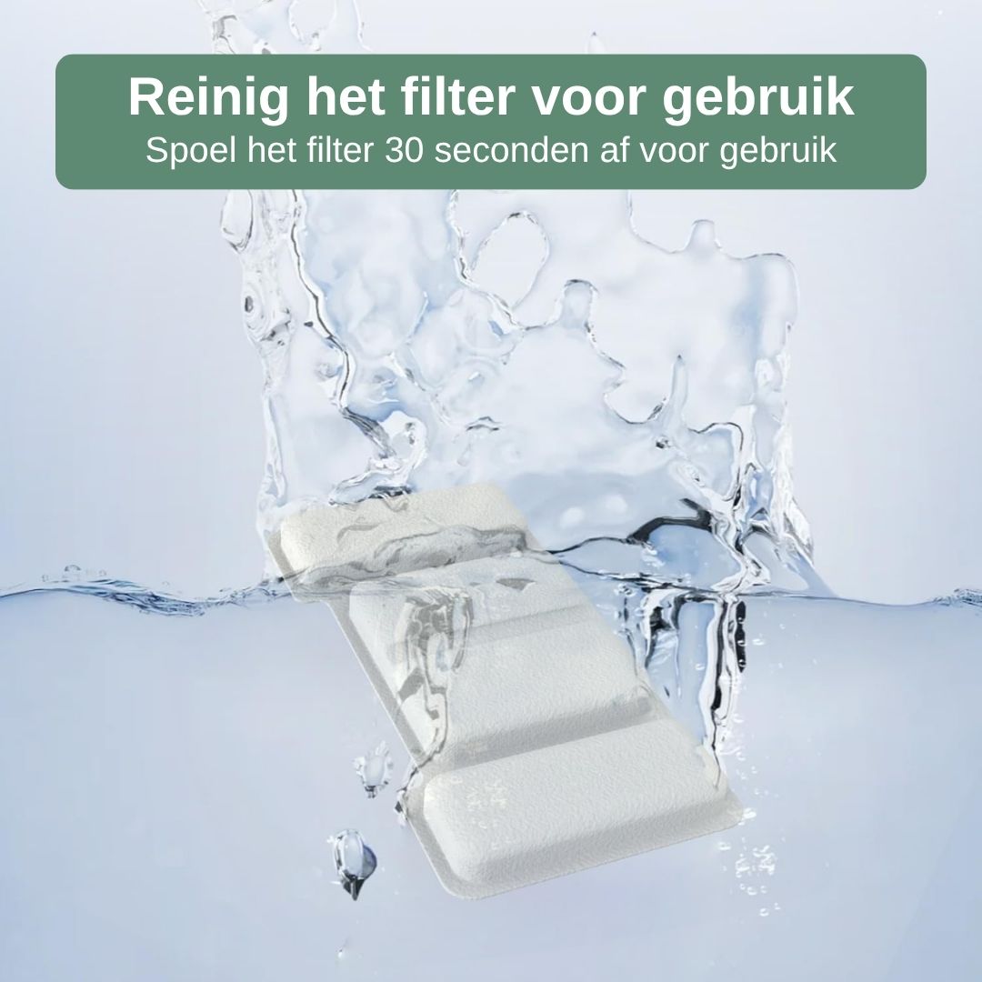 AquaFlow Vervangingsfilters voor drinkfontein - Altijd schoon gefilterd water voor jouw huisdier