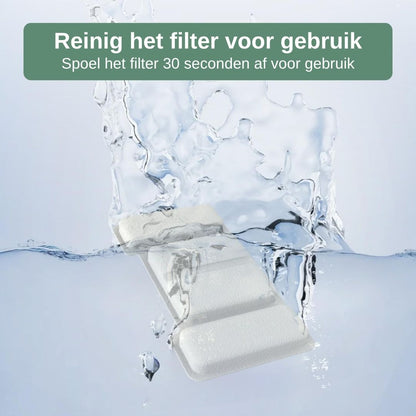 AquaFlow Vervangingsfilters voor drinkfontein - Altijd schoon gefilterd water voor jouw huisdier