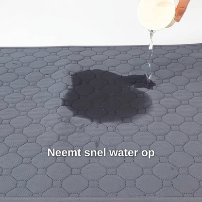 Wasbare plasmat hond — herbruikbare zindelijkheidsmat