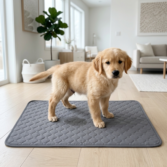 Wasbare plasmat hond — herbruikbare zindelijkheidsmat