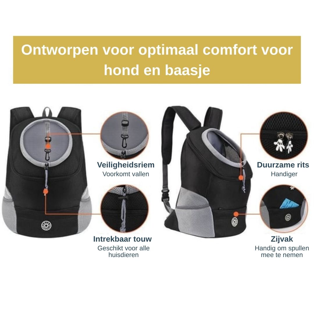 PetBag rugzak hond en kat — neem je maatje overal mee