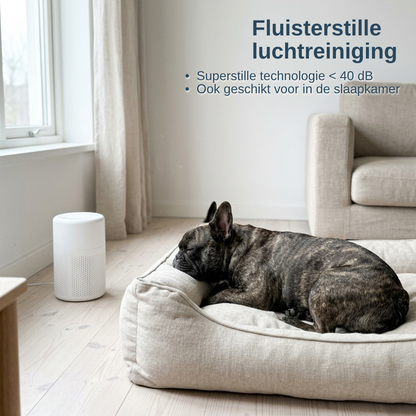 Luchtreiniger huisdieren met HEPA-filter — minder haar en geur