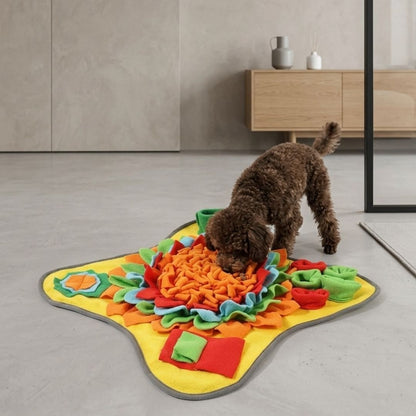 SnufflePad snuffelmat hond — 250 gram licht en makkelijk op te bergen