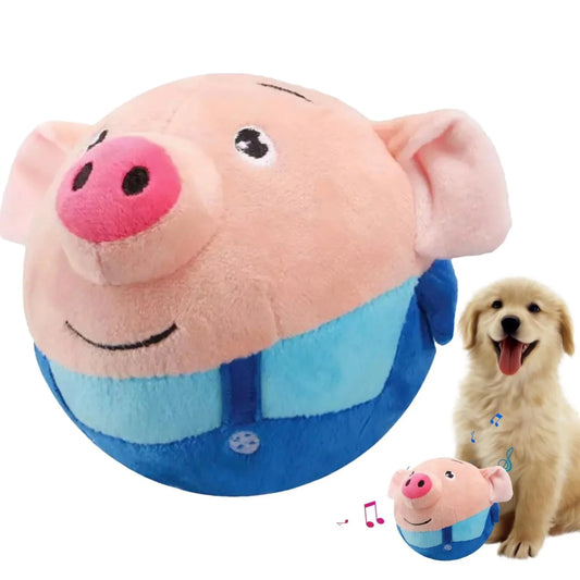 Springend pluche hondenspeelgoed van Maison Pets, productfoto 9