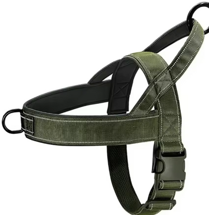 Tactisch no-pull harnas hond — grip met bovenhandvat