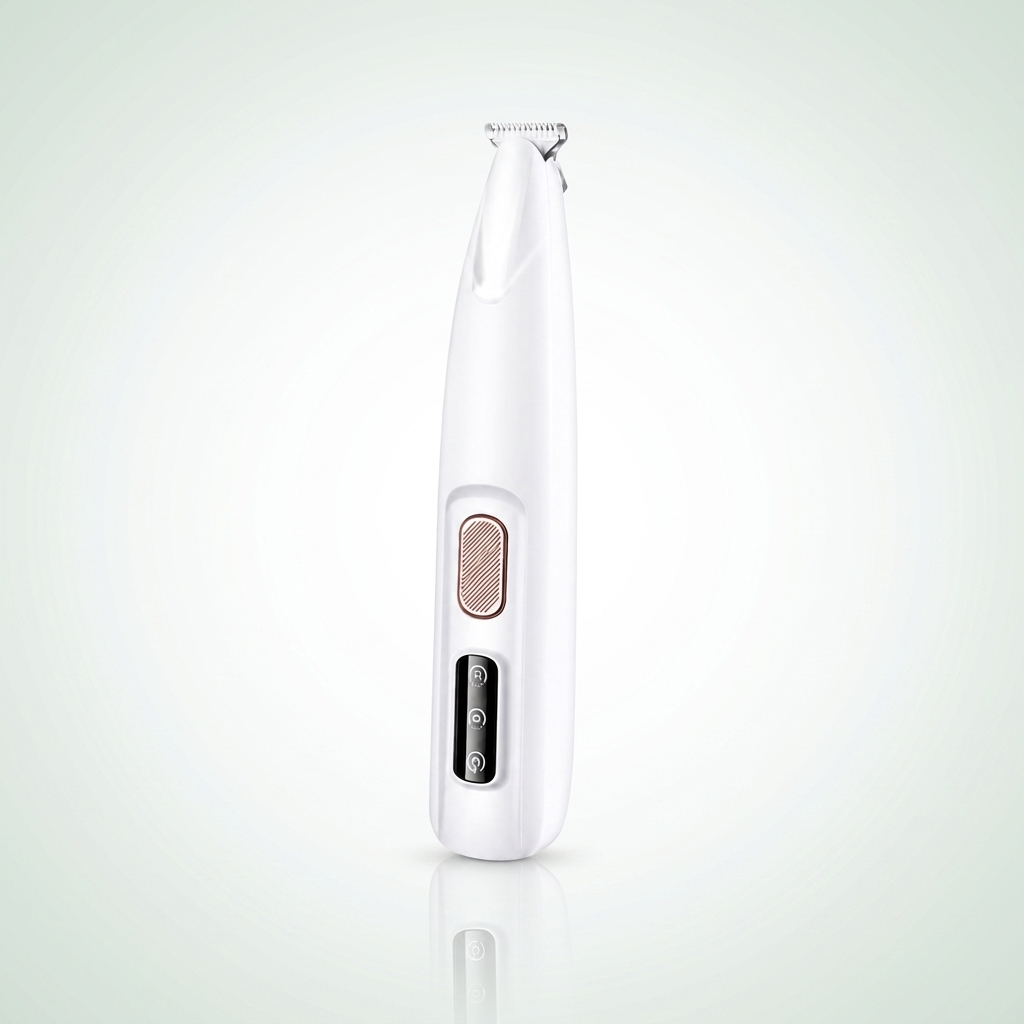 PetTrim trimmer hond en kat wit — stille trimmer voor poten en gevoelige zones