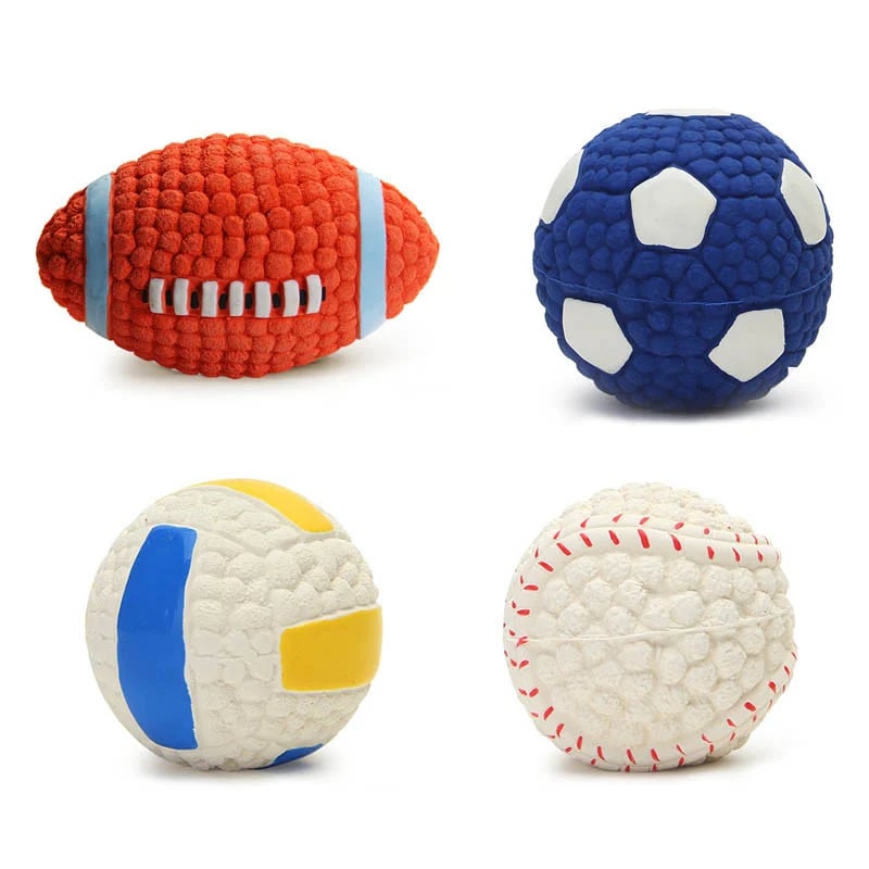 SplashBall hondenbal volleybal variant — drijvende bal voor honden in tuin en water