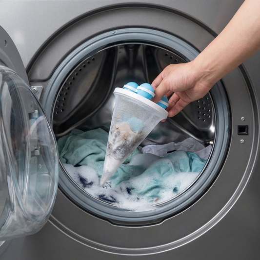 Herbruikbare haarfilter voor de wasmachine