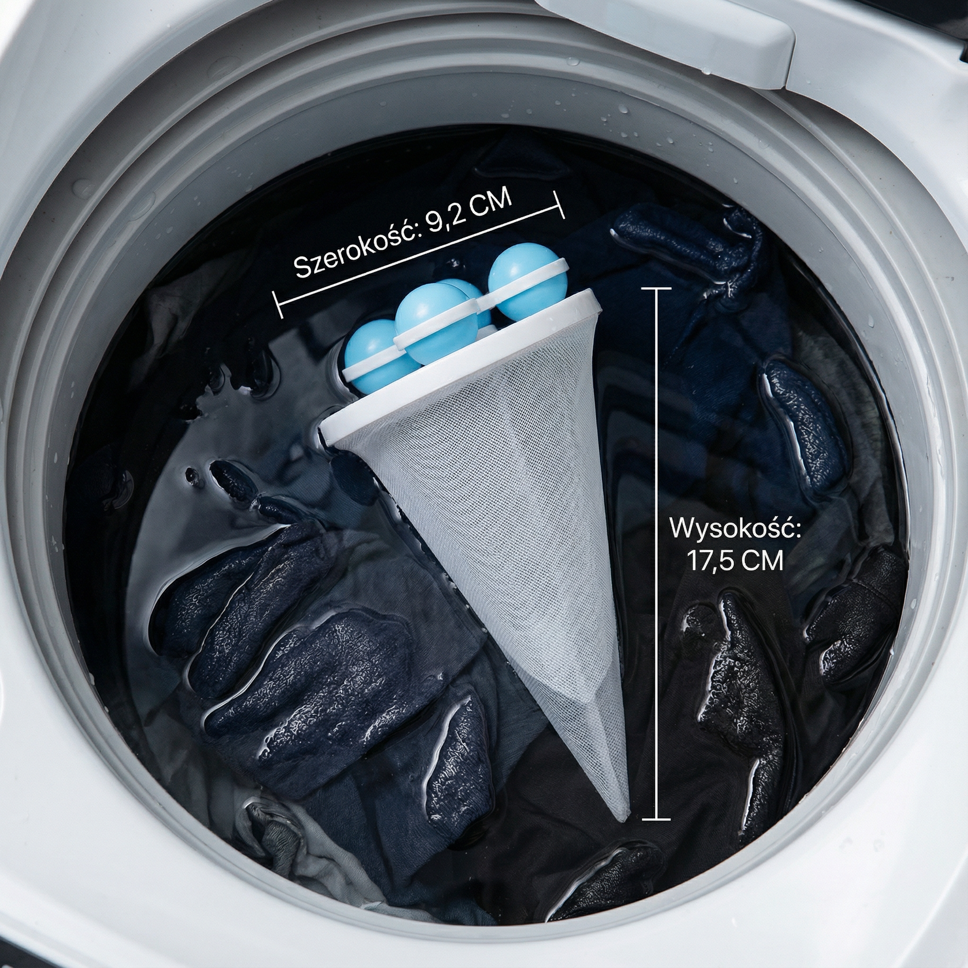 Herbruikbare haarfilter voor de wasmachine
