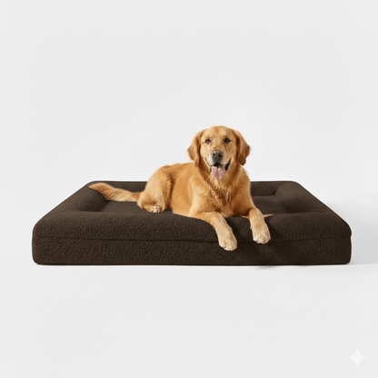 Orthopedisch hondenbed geheugenfoam — steun voor stijve gewrichten