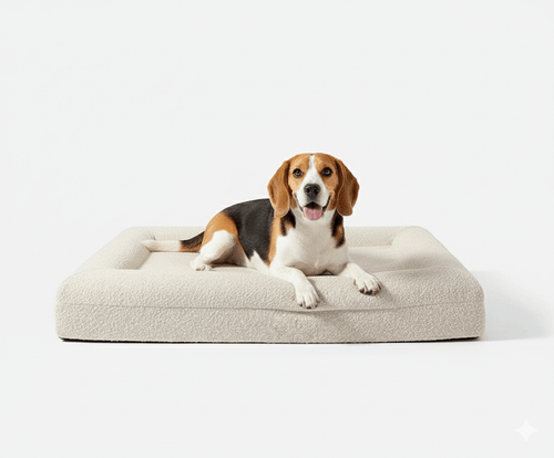 Orthopedisch hondenbed van geheugenfoam met wasbare hoes