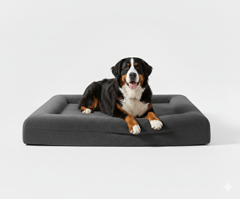Orthopedisch hondenbed geheugenfoam — steun voor stijve gewrichten