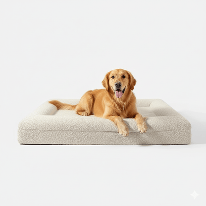 Orthopedisch hondenbed geheugenfoam — steun voor stijve gewrichten