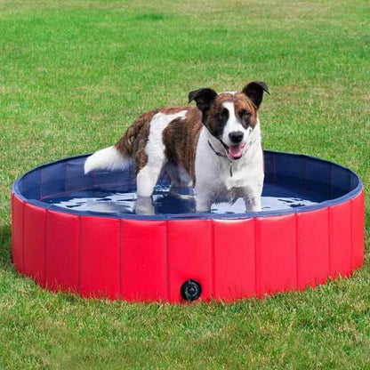 SplashPool opvouwbaar hondenbad — compact opgevouwen voor opbergen