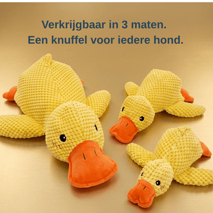 CalmiDuck™ - De antistress eend die je hond rust en plezier geeft. Tijdelijk 1+1 GratisMaison Pets14:350850medium Duck-1L (45 cm)