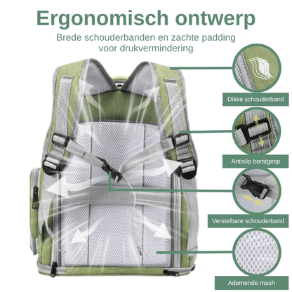 PetSpace™ - samen op pad, veilig comfortabel en zonder gedoe.Maison PetsGroen