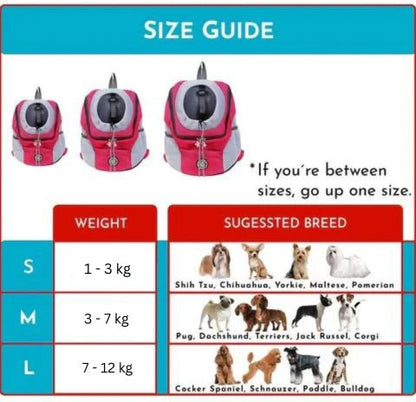 DogPack™ Hondenrugtas – Neem je maatje overal mee naartoeMaison PetsD2-SW043001ZwartKleine Hond (1 - 3 kg)