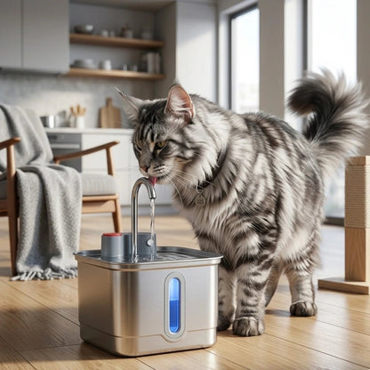 AquaFlow™ draadloze fontein. Altijd vers en gefilterd water.Maison PetsWF-F9-V1-B2