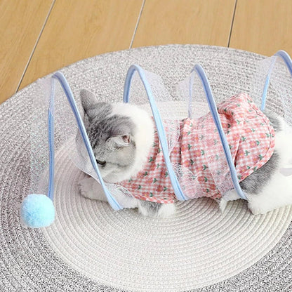 SpiralChase™ - De tunnel die je kat urenlang bezig houdtMaison Pets5246854903734-V2MuisGeel gestreept