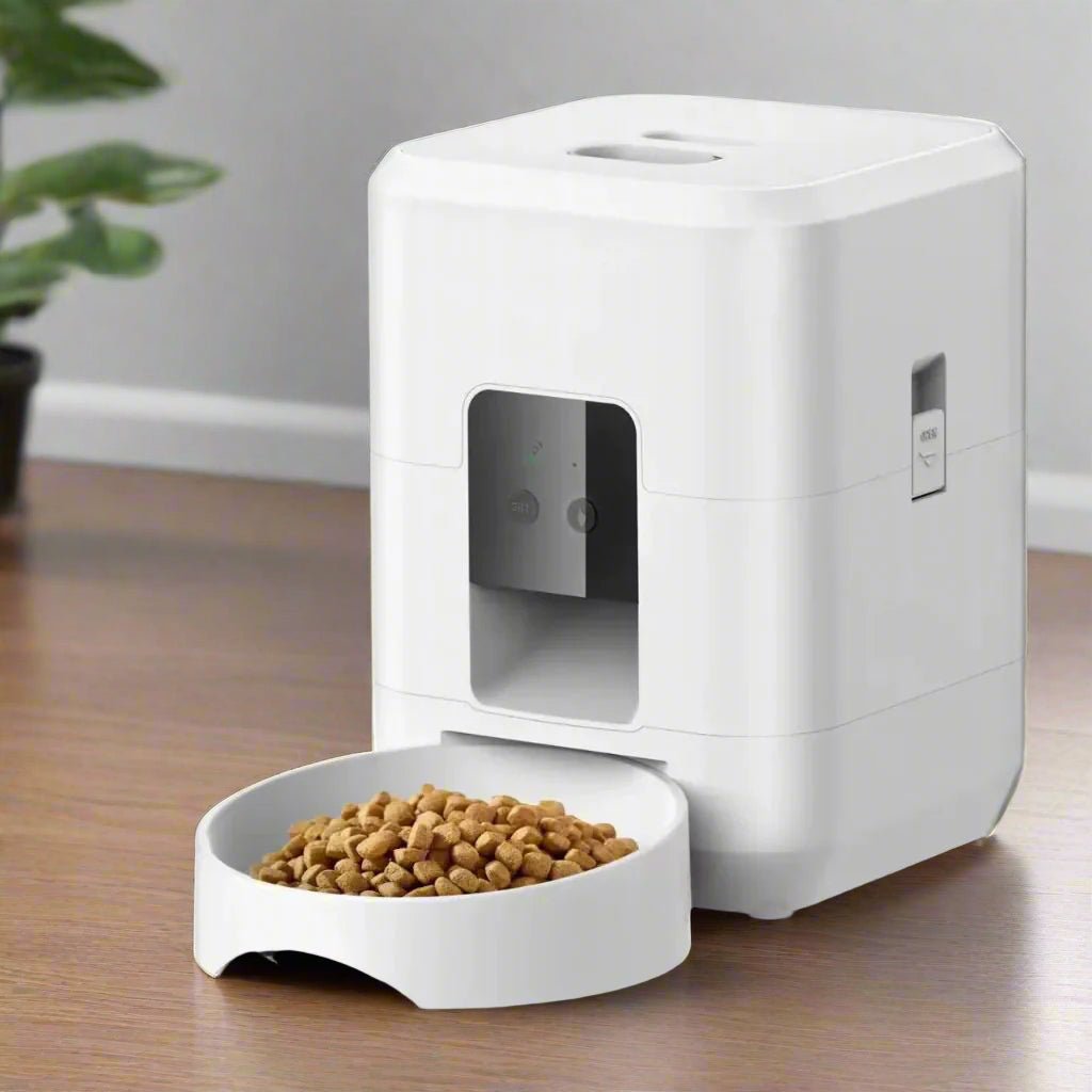 MealDrop™ automatische voerbak - Altijd op tijd, de juiste porties.Maison Pets14:10White WIFI FeederWit