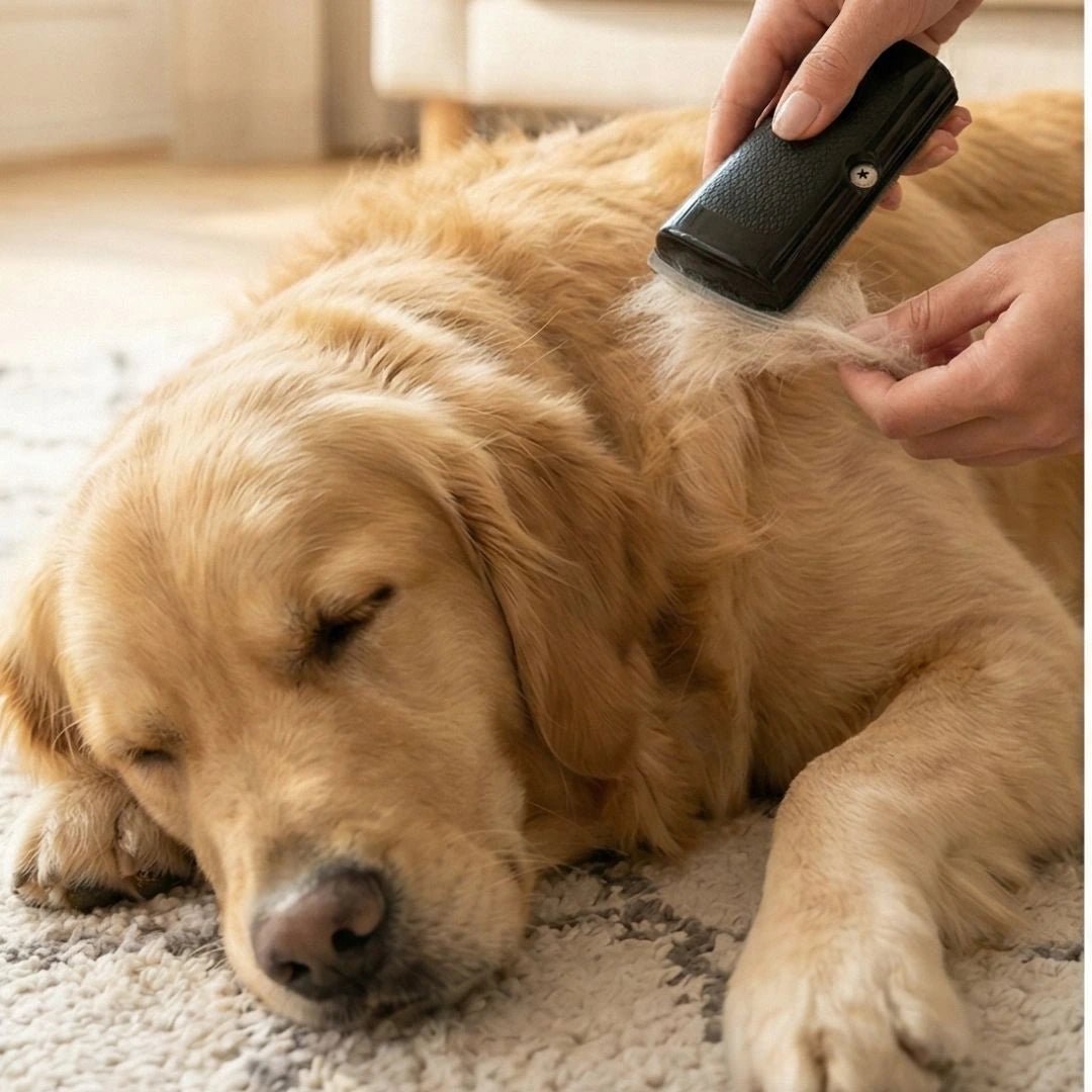 GlowBrush™ - Ontspannen borstelen, glanzende vacht.Maison Pets1009