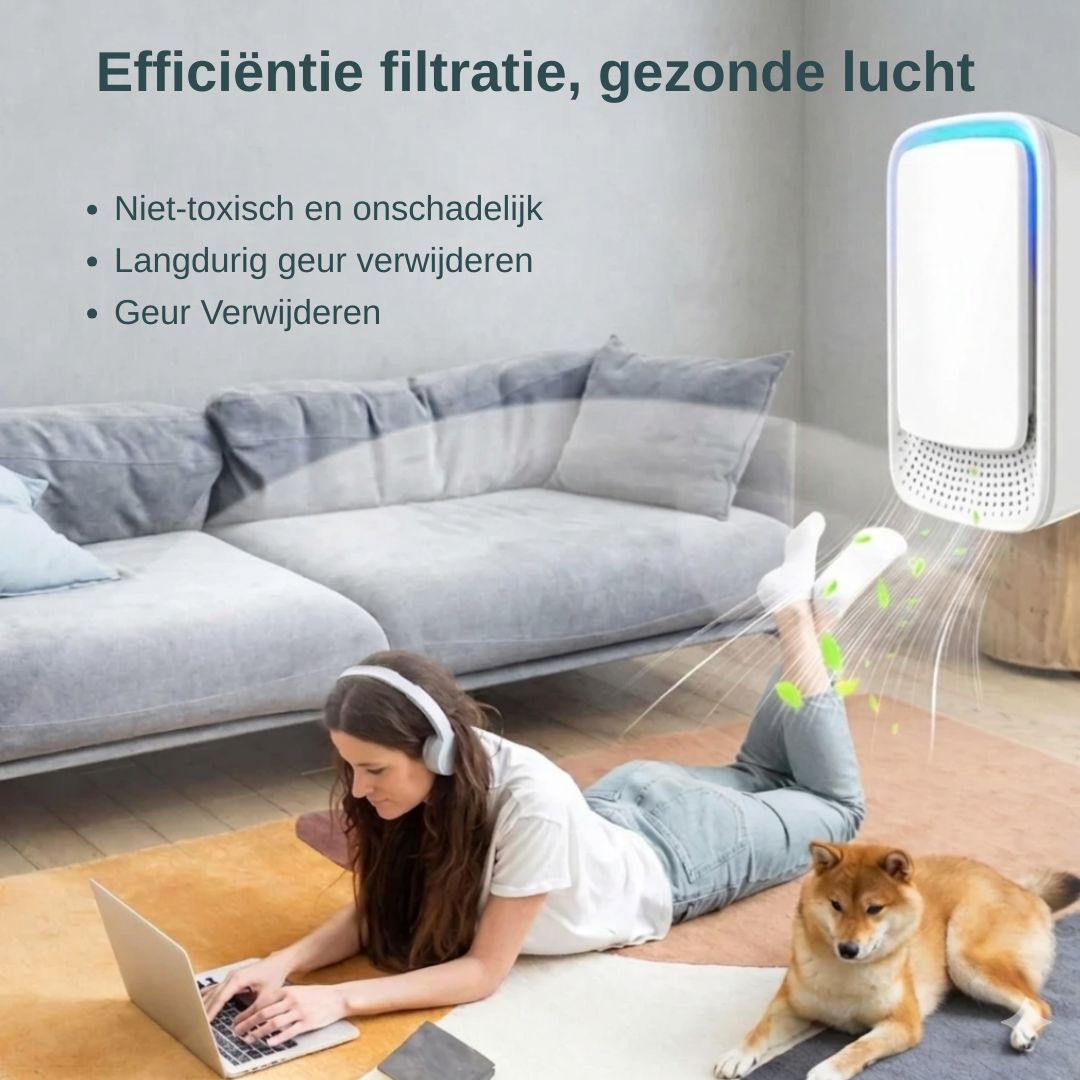FreshGuard™ luchtzuiveraar - Een fris huis zonder huisdiergeurMaison Pets
