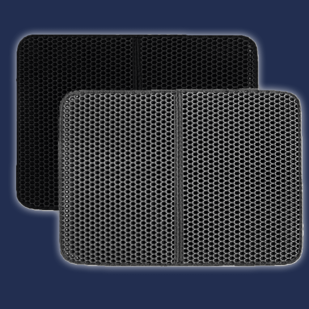 StepClean™ - Vangt kattengrit bij elke stapMaison PetsPF967-Small (30cmx30cm)-Jet BlackZwartSmall (30cmx30cm)