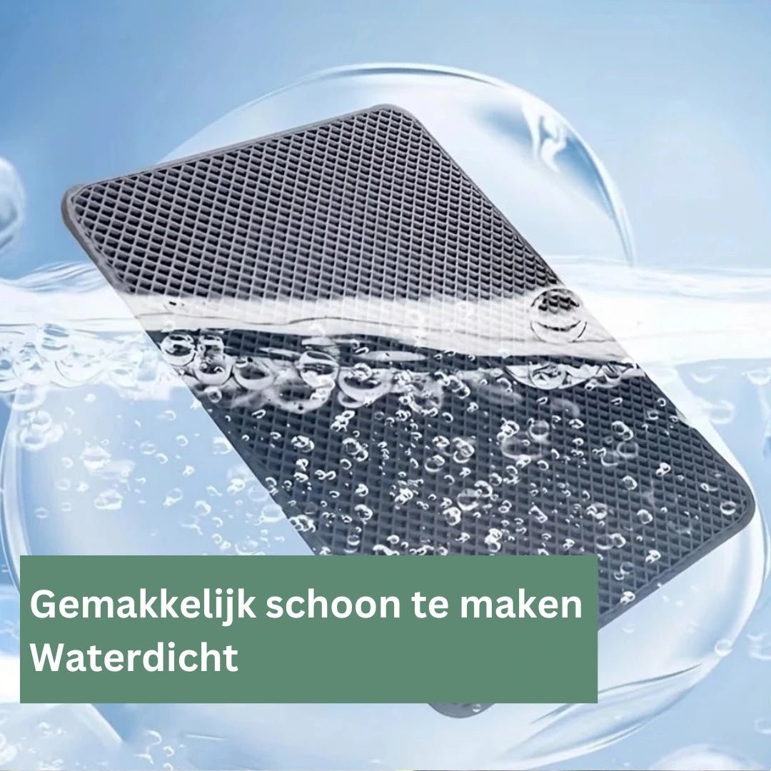 StepClean™ - Vangt kattengrit bij elke stapMaison PetsPF967-Small (30cmx30cm)-Jet BlackZwartSmall (30cmx30cm)