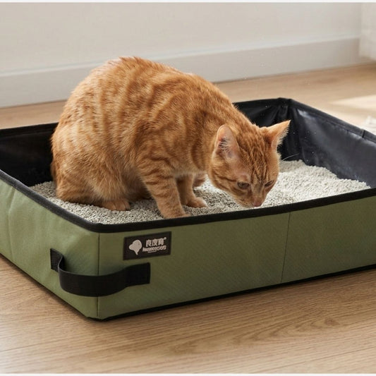 TripBox™ - De kattenbak die je overal mee naartoe neemt.Maison Pets041-001-MRoodM - 40x30x11 cm