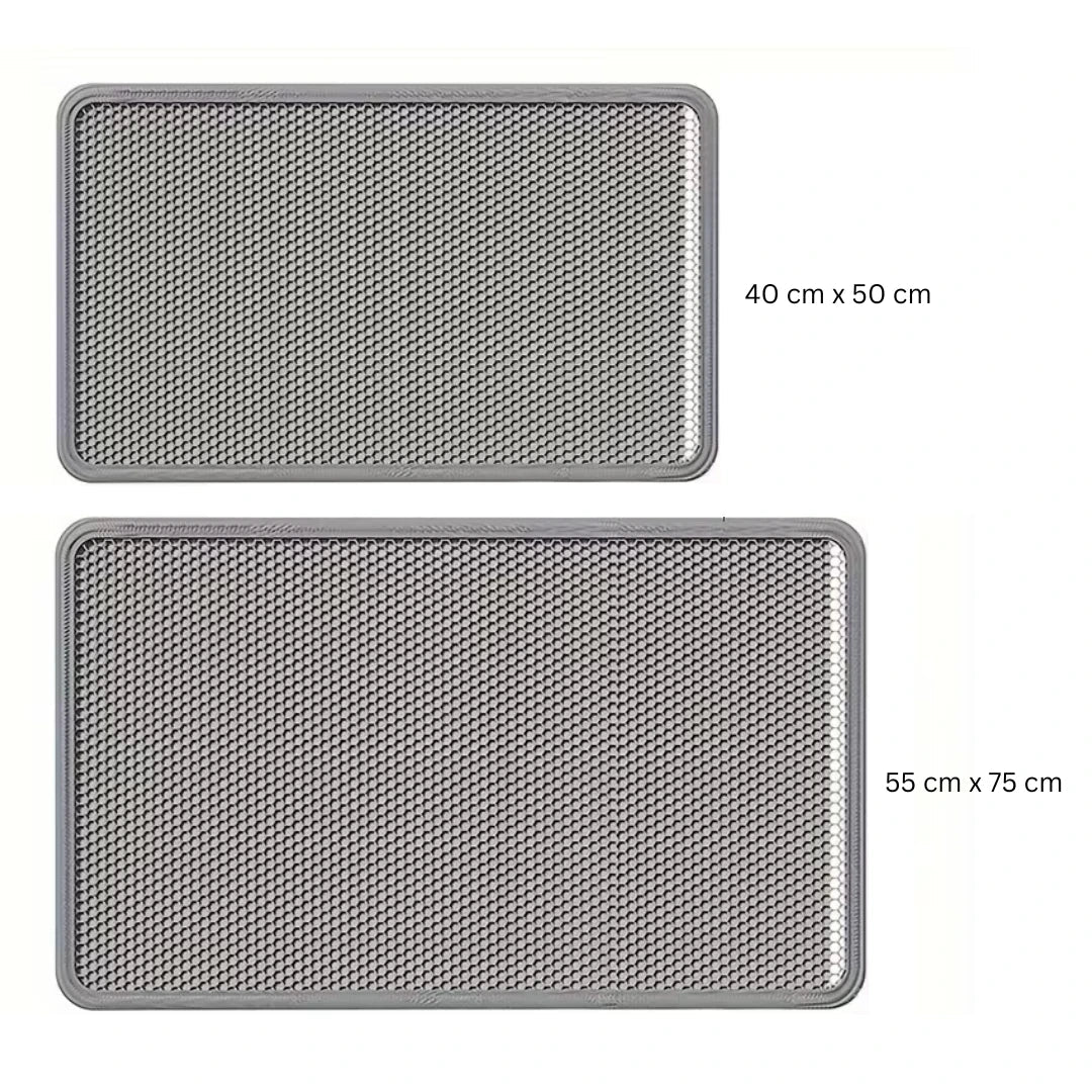 StepClean™ - Vangt kattengrit bij elke stapMaison PetsPF967-Small (30cmx30cm)-Jet BlackZwartSmall (30cmx30cm)