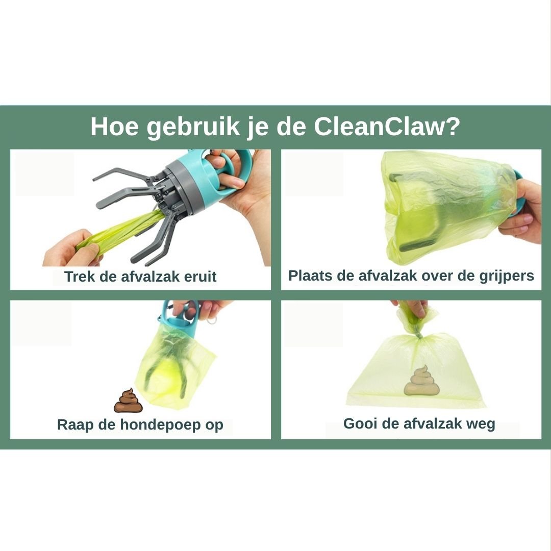 CleanClaw - Poepschepper voor honden. Schone handen, zonder bukkenMaison Pets5758130757744-V2Rood