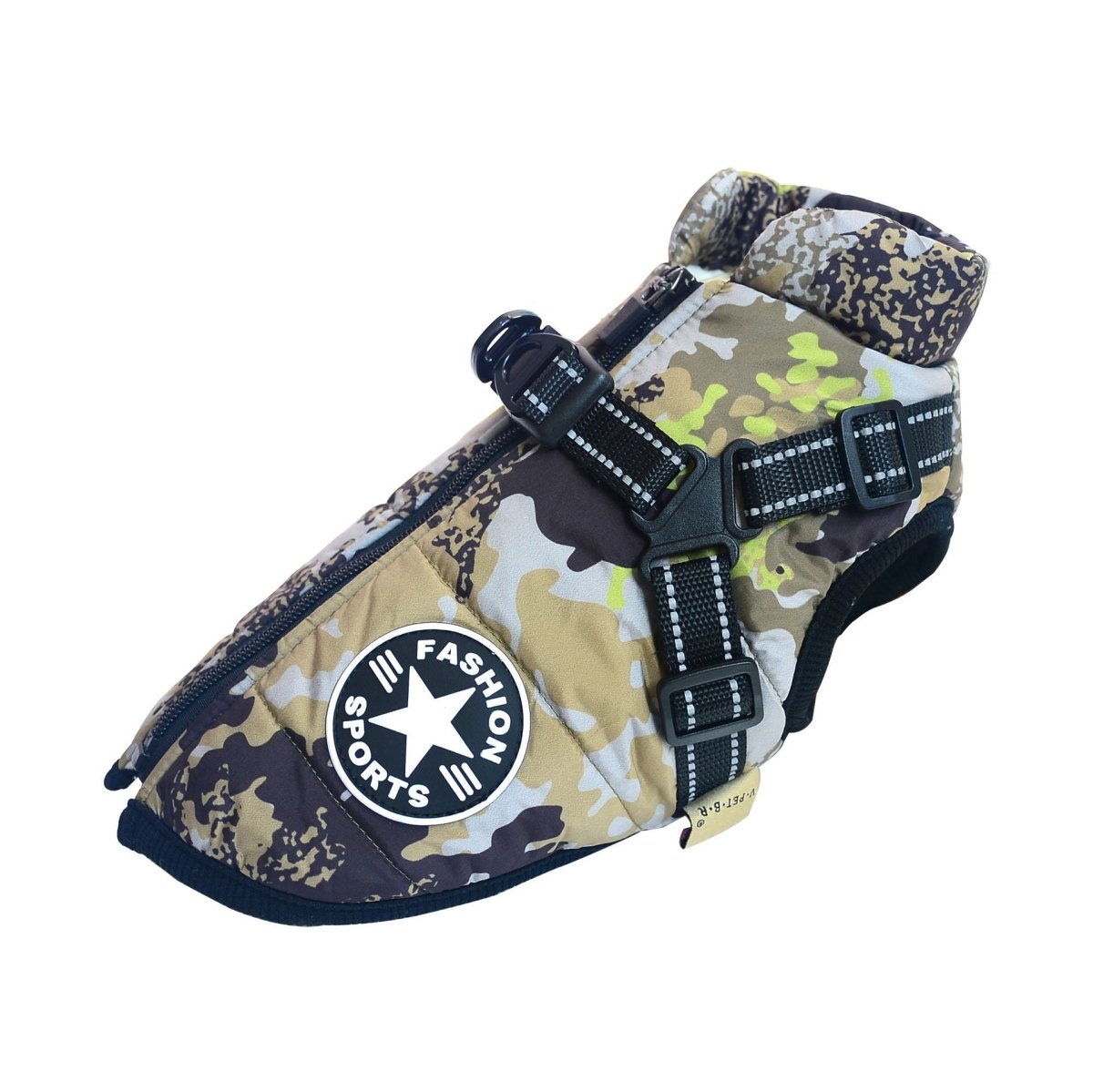 FurDry™ Waterproof Hondenjas - Warm en droog bij elk weertypeMaison PetsDog jacket-Camouflage-SCamouflageS