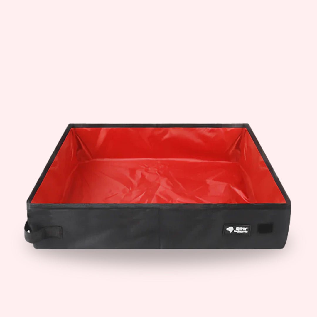 TripBox™ - De kattenbak die je overal mee naartoe neemt.Maison Pets041-001-MRoodM - 40x30x11 cm