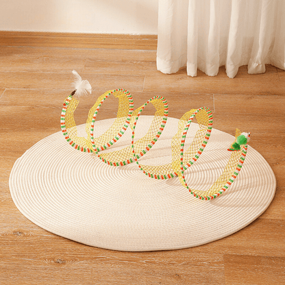 SpiralChase™ - De tunnel die je kat urenlang bezig houdtMaison Pets5246854903734-V2MuisGeel gestreept