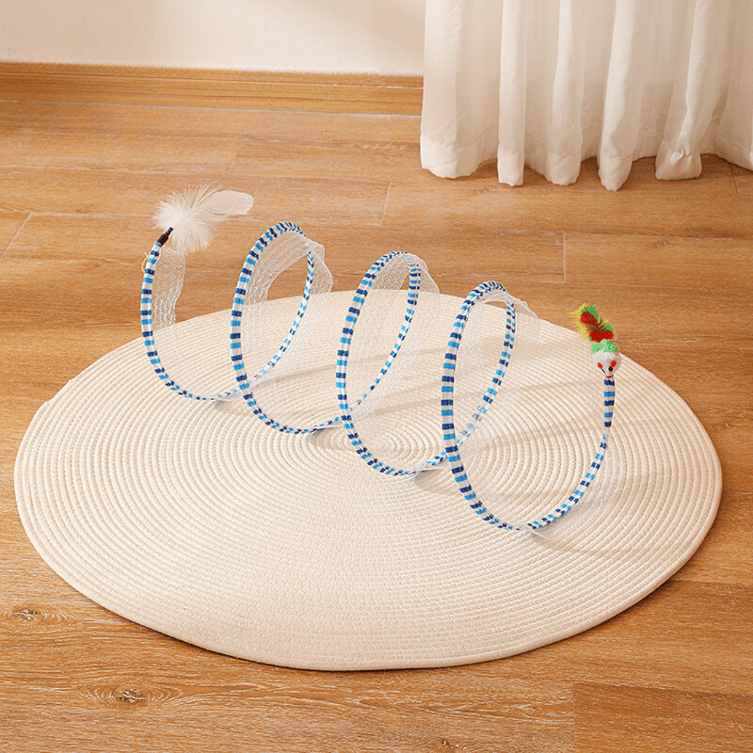 SpiralChase™ - De tunnel die je kat urenlang bezig houdtMaison Pets5246854903733-V2MuisBlauw gestreept