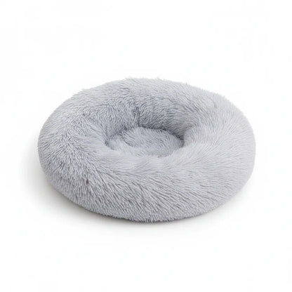 Pluche hondenmand met verhoogde rand voor een geborgen slaap — Maison Pets