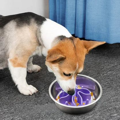 Anti-schrok voerinzet siliconen voor honden